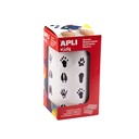 GOMMETTES ADHESIVES EMPREINTES ANIMAUX, LE ROULEAU* NOUVEAU