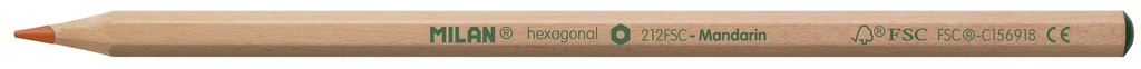 CRAYONS DE COULEUR BOIS NATUREL NON LAQUE, LOT DE 12
