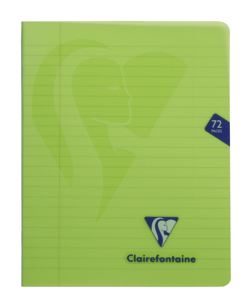 CAHIER CLAIREFONT. ECO PP  72P 10MM