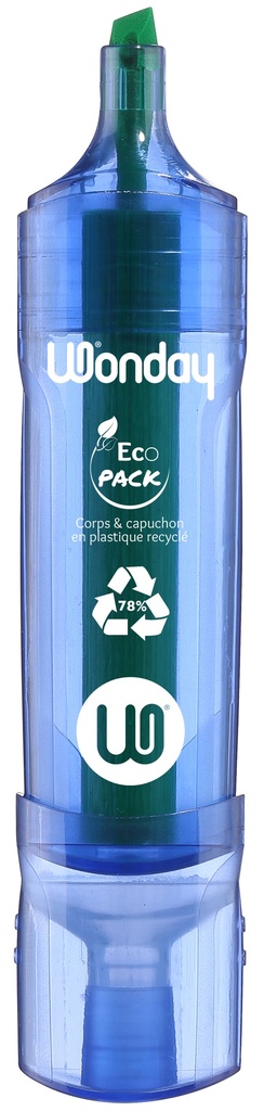 MARQUEURS FLUOS "ECO PACK", ETUI DE 4* NOUVEAU