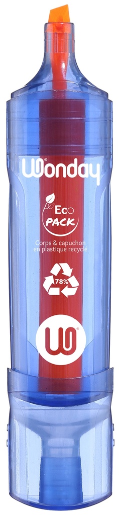 MARQUEURS FLUOS "ECO PACK", ETUI DE 4* NOUVEAU