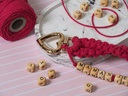 MOUSQUETONS COEUR DORES, 2 PCS