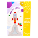 MOUSSE ADHESIVE SCINTILLANTE 20X30CM, LOT DE 10