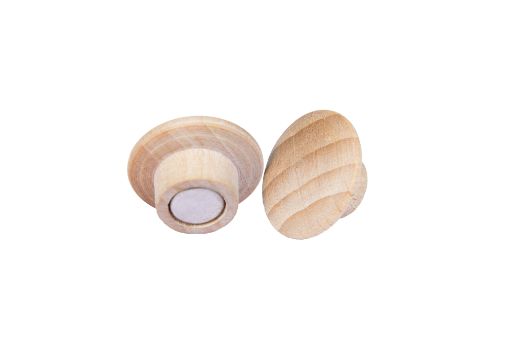 WOODEN PUSH PINS, 25 PCS