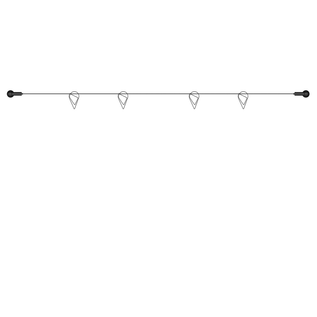 TROMBONES NOIRS POUR CABLE
