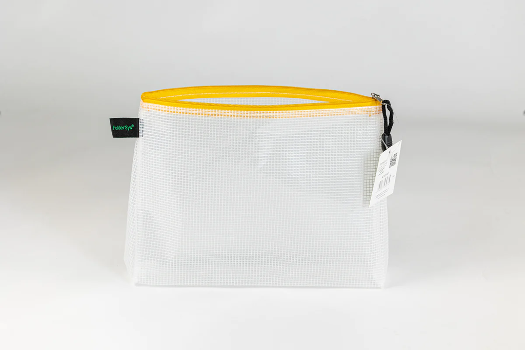 POCHETTE FOURRE-TOUT SOUFFLET A5, JAUNE