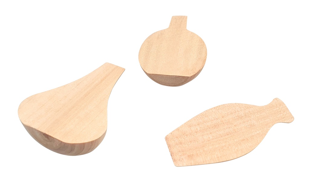 DEMI MINI VASES EN BOIS