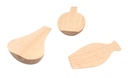 DEMI MINI VASES EN BOIS