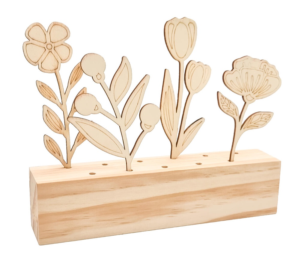 SILHOUETTES FLEURS, 13 CM