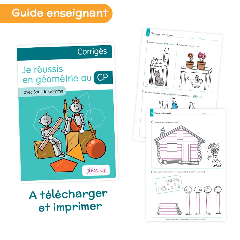 JE REUSSIS EN GEOMETRIE, 1-2E PRIM.
