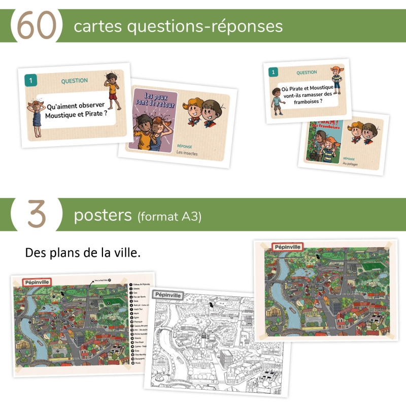 LES AVENTURE DE PIRATE ET MOUSTIQUE, LE FICHIER PÉDAGOGIQUE