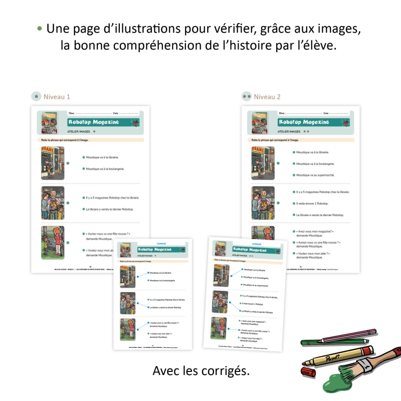 LES AVENTURE DE PIRATE ET MOUSTIQUE, LE FICHIER PÉDAGOGIQUE