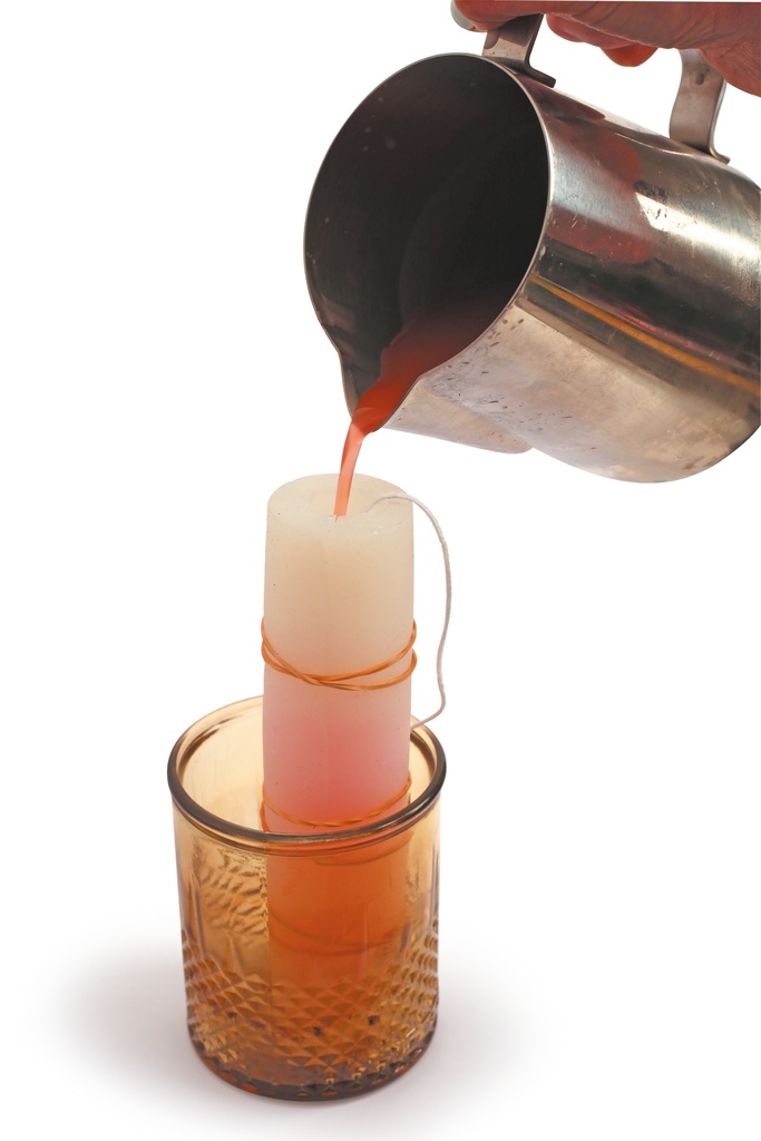 MOULE SILICONE POUR BOUGIE: TORSADE