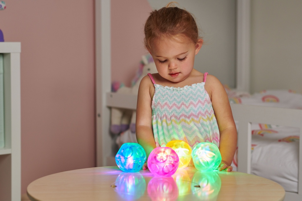 BALLES SENSORIELLES LUMINEUSES