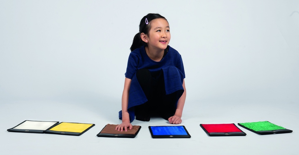 TAPIS SENSORIEL, LOT DE 6