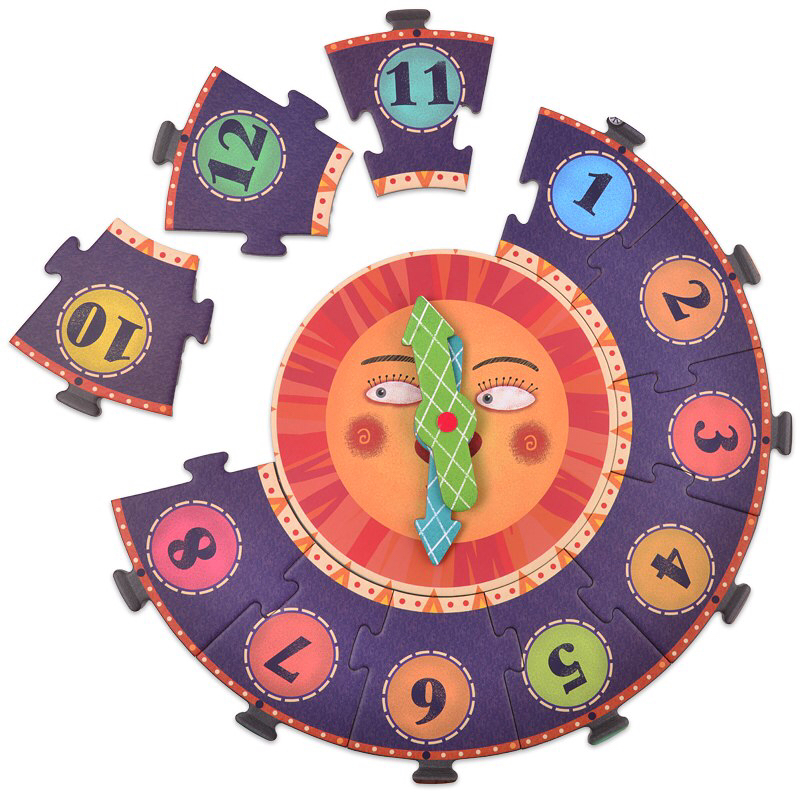 PUZZLE HORLOGE, 25 PIÈCES
