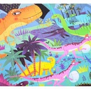 PUZZLE L'ÉPOQUE DES DINOSAURES, 104 PIÈCES