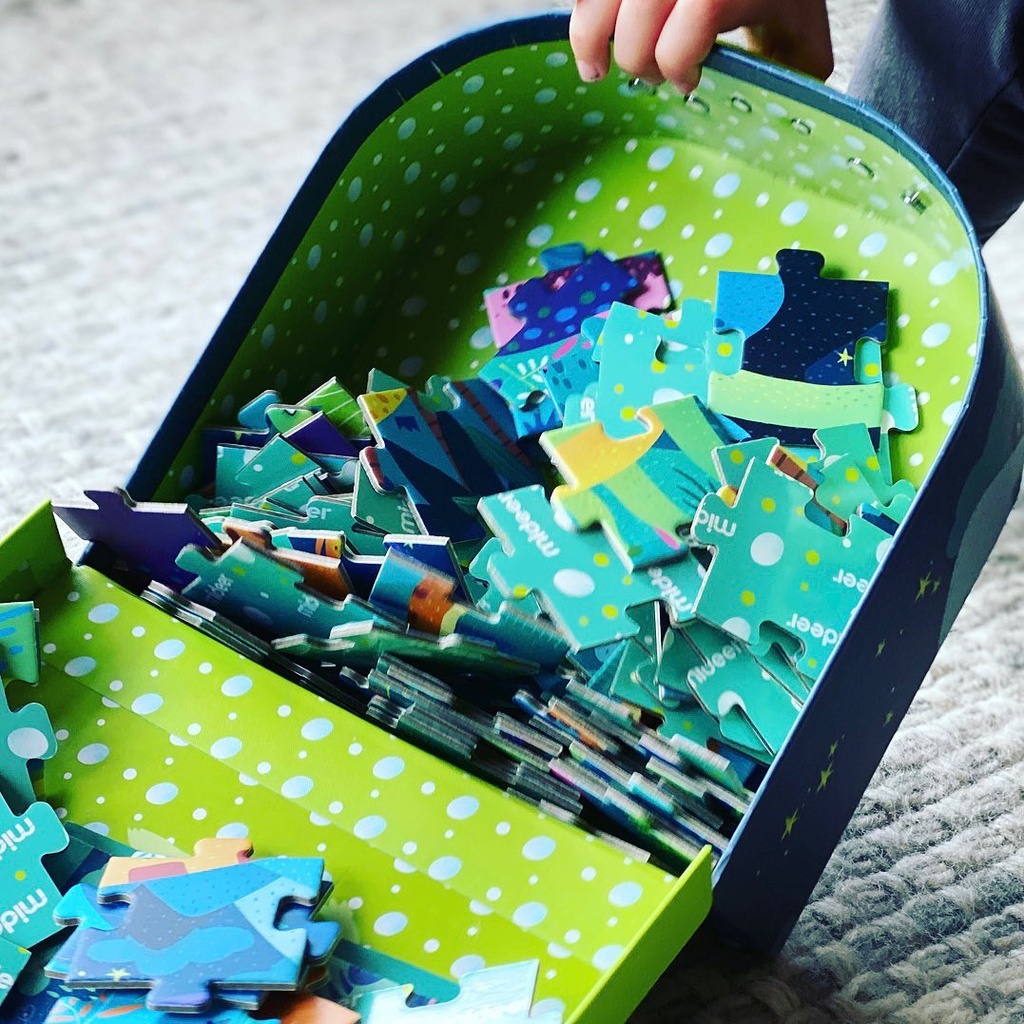 PUZZLE L'ÉPOQUE DES DINOSAURES, 104 PIÈCES