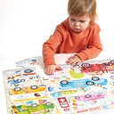 PUZZLE JUMBO LES VOITURES, 40 PIÈCES
