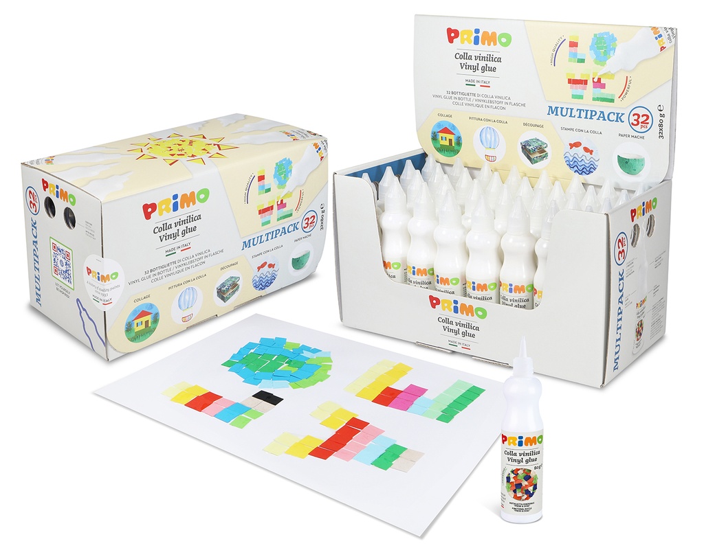 COLLE VINYL MULTIPACK, 32 PIÈCES