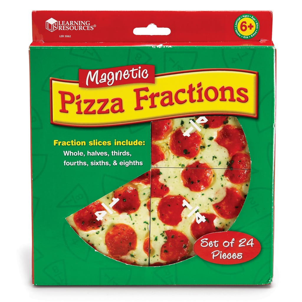 LES PIZZAS FRACTIONS MAGNETIQUES