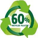 Logo 60% recycled plastic.webp