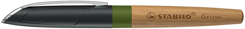 STYLO STABILO "GROW", VERT MOUSSE-BOIS DE CHÊNE *NOUVEAU
