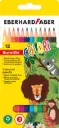 CRAYONS DE COULEUR EBERHARD FABER, ÉTUI DE 12