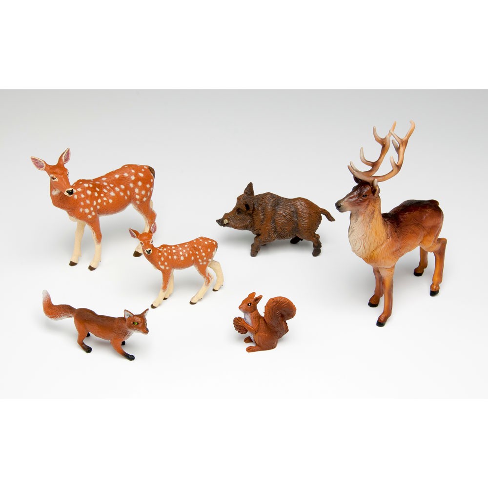 FIGUURTJES VAN DE DIEREN VAN ONZE BOSSEN