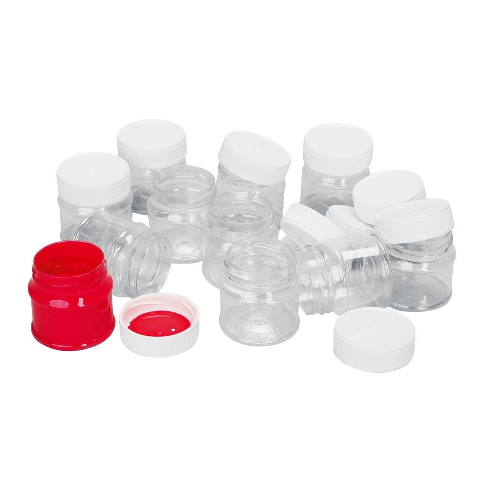 50-ml-Glas + Deckel, 12er-Pack