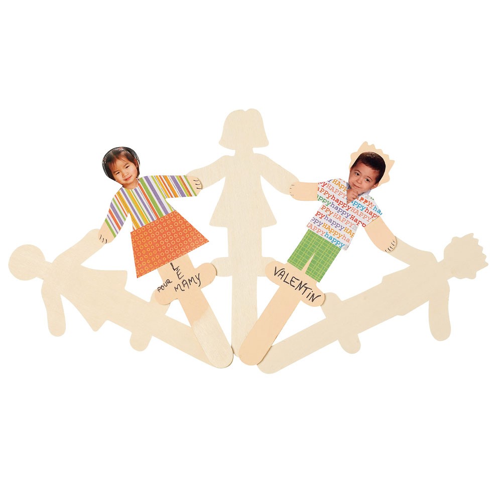 GIRL AND BOY STICKS/PACK OF 10