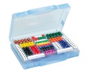 DÉS DE CALCULS ASSORTIS, BTE DE 162