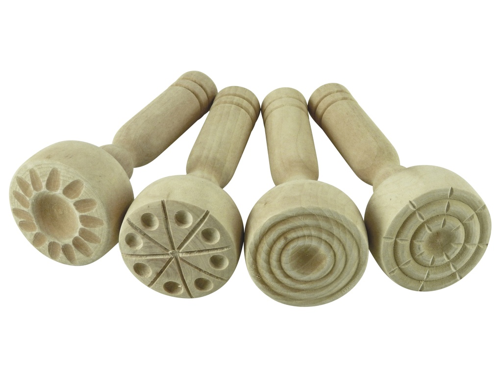 Abdruckstempel 4er Set sortiert