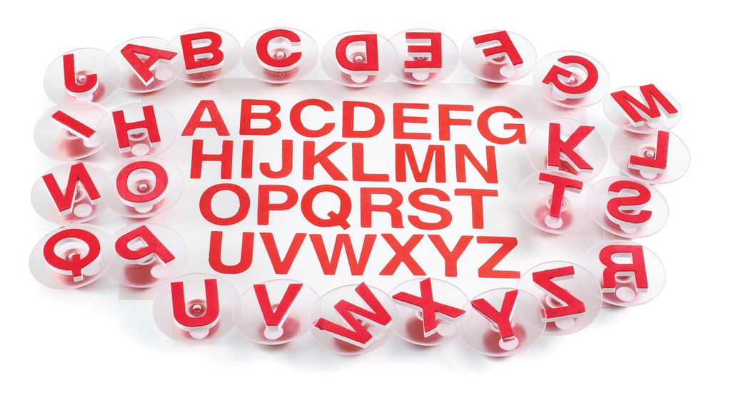 TAMPON MOUSSE POIGNÉE ALPHABET MAJUSCULE