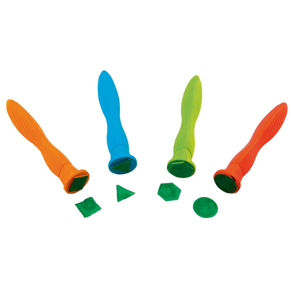 EASY GRIP TAMPONS GÉOMÉTRIQUES, LOT DE 4