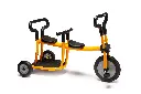 TRICYCLE 2 PLACES JAUNE