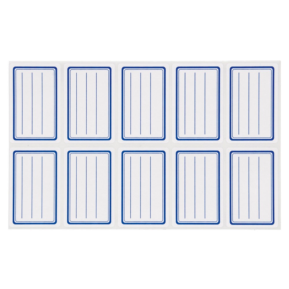 BLUE EDGE LABELS, 56X36/120