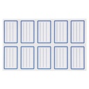 BLUE EDGE LABELS, 56X36/120