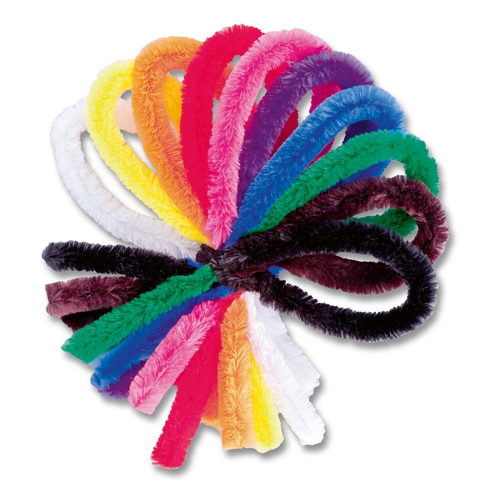 Zijdezachte Chenillettes 20mm, 10 strengen van 50cm