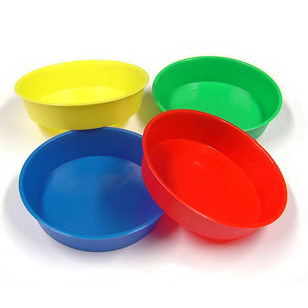 SOUCOUPES À PEINTURE, LOT DE 4