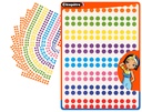 GOMMETTES ADHÉSIVES RONDES 8MM, 10 PLANCHES