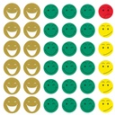 Mr. Smiley-Aufkleber, 12 Blatt