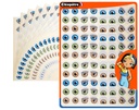 GOMMETTES ADHÉSIVES YEUX, 15 PLANCHES