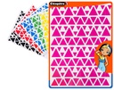Triangle adhesive stickers, 18 sheets