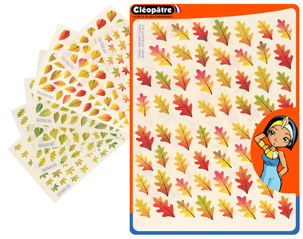 ADHESIVE STICKERS SHEETS, 16 SHEETS