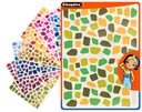 Mosaic adhesive stickers, 16 sheets