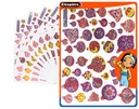 METALEN KERSTDECORATIE STICKERS, 12 VELLEN