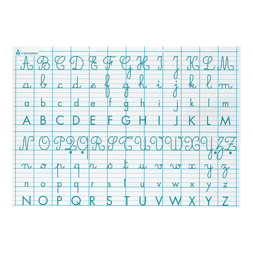 ABC-KAART, 1M X 70CM