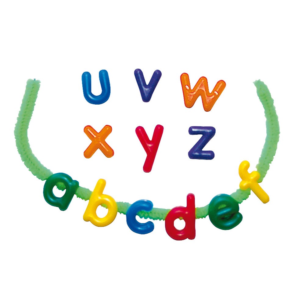LETTRES MINUSCULES PLASTIQUE, LOT DE 288