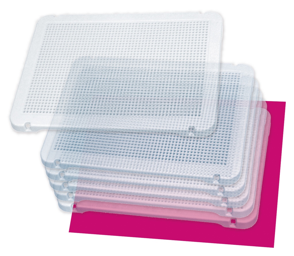 TRANSPARENT GRID "MOSAICS", 21X31CM